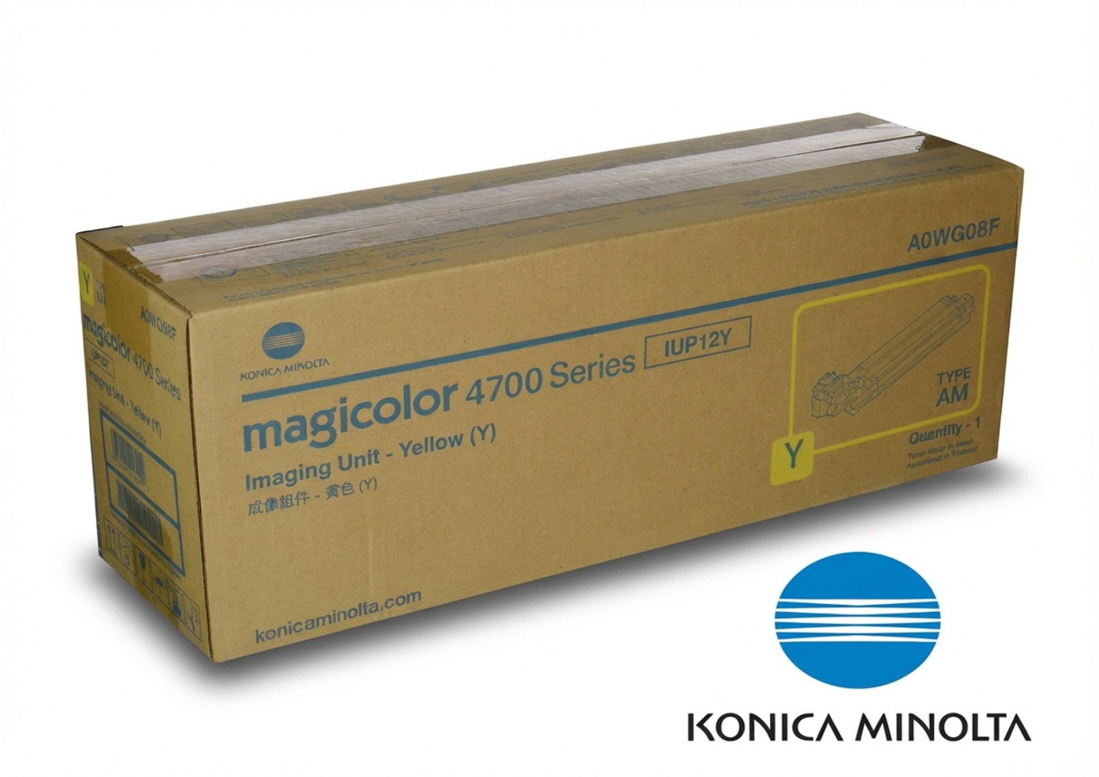 Genuine Konica Minolta A0WG08F Yellow Imaging Unit