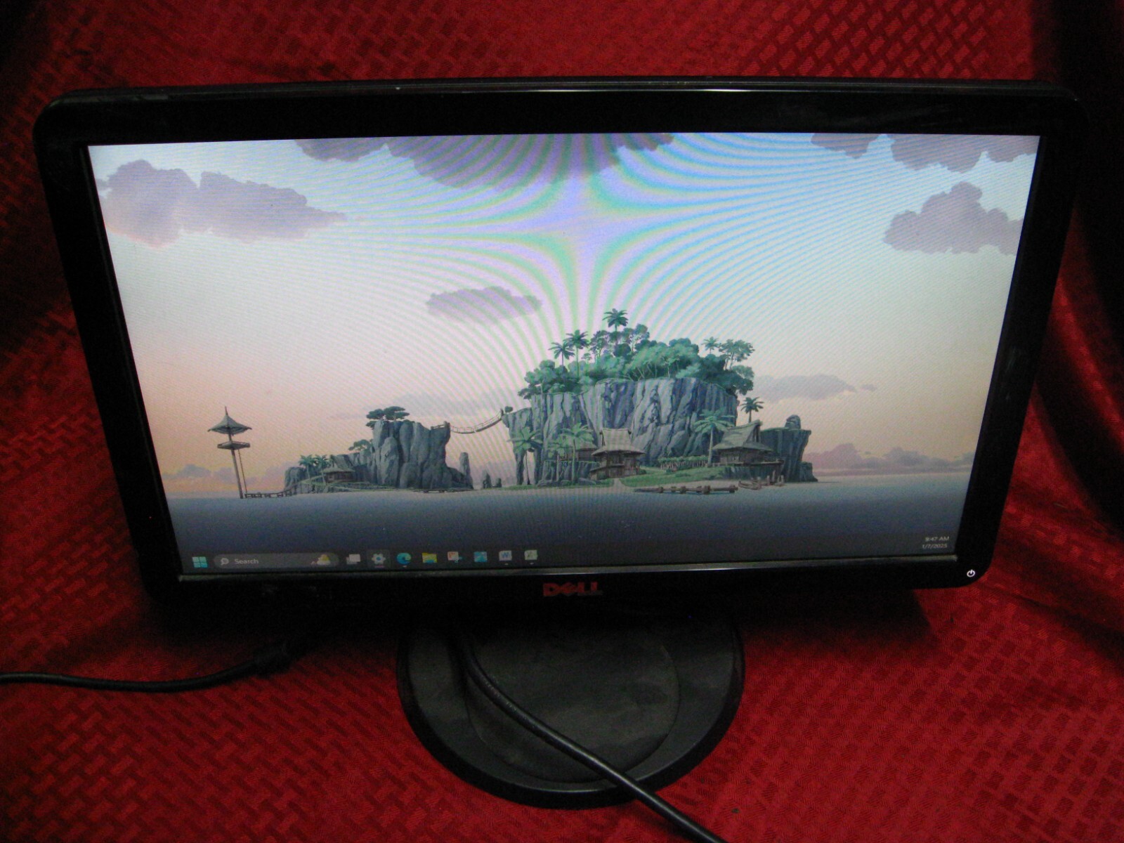 Dell IN1910Nb Wide Screen 19” 1366x768 LCD VGA Monitor- With Stand