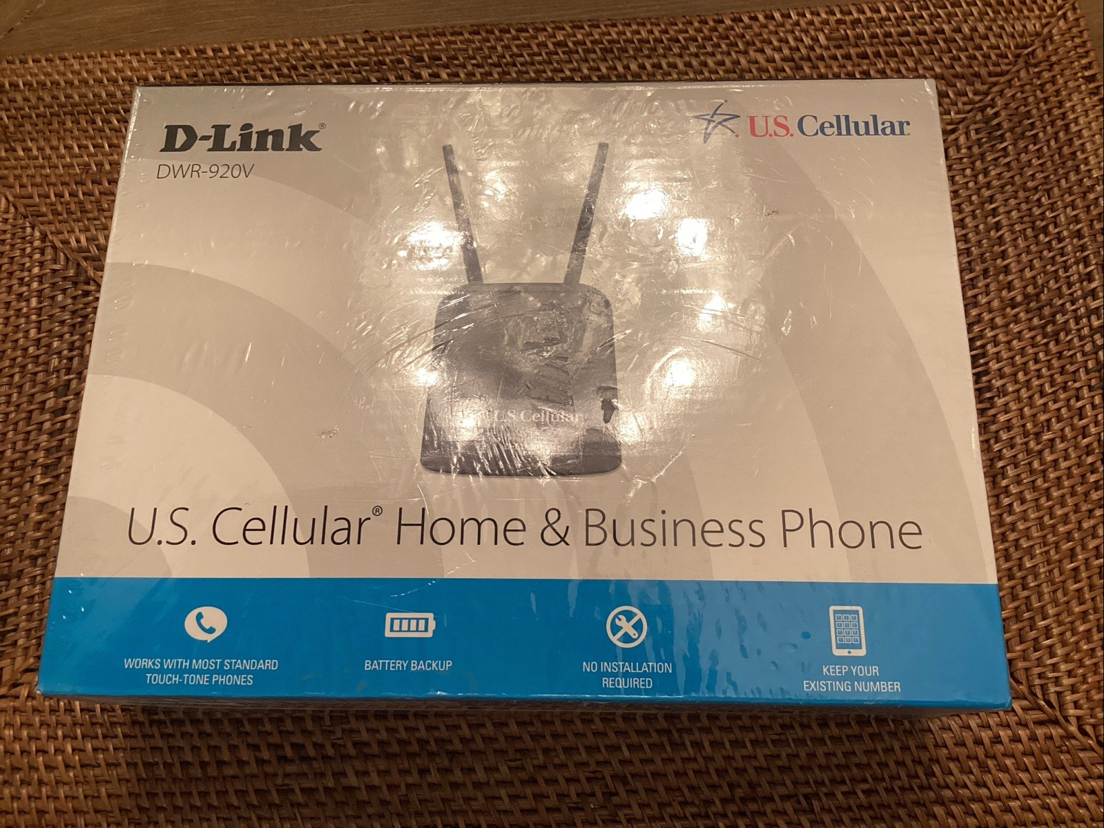 D-Link DWR-920V US Cellular 4G LTE Home & Business Phone NIB Still Wrapped