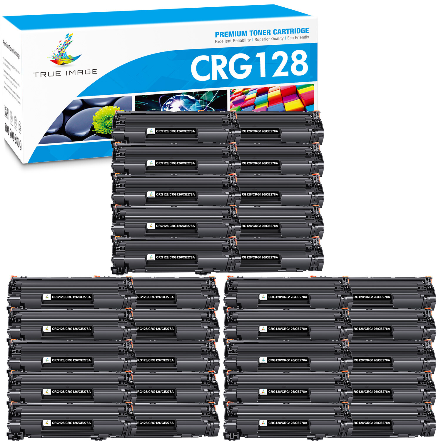 30PK CRG128 Toner Compatible With Canon 128 ImageClass D530 MF4880dw MF4770n
