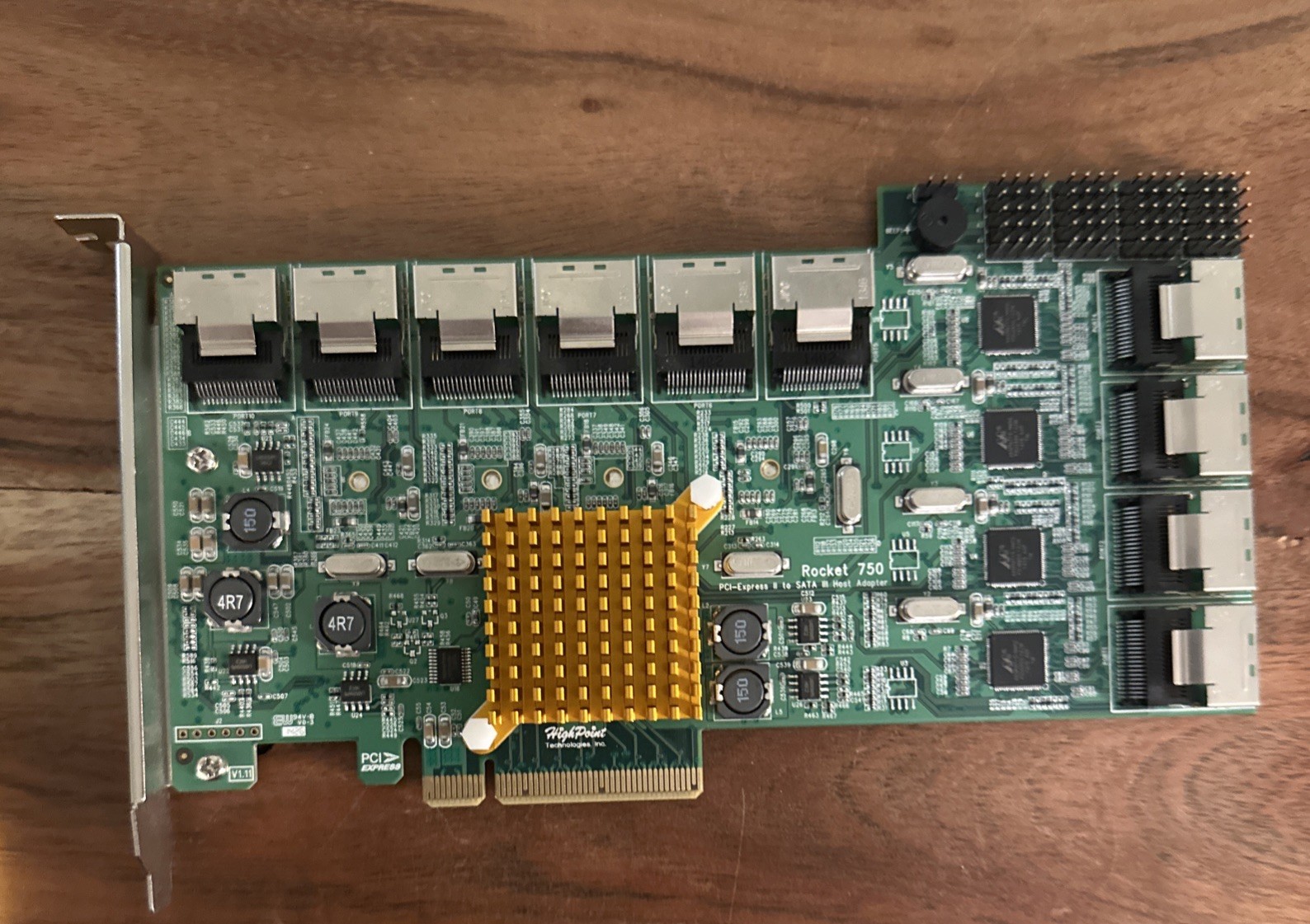 HighPoint R750 Rocket 750 40-Channel SATA 6Gb/s PCI-Express 2.0 x8 HBA Card