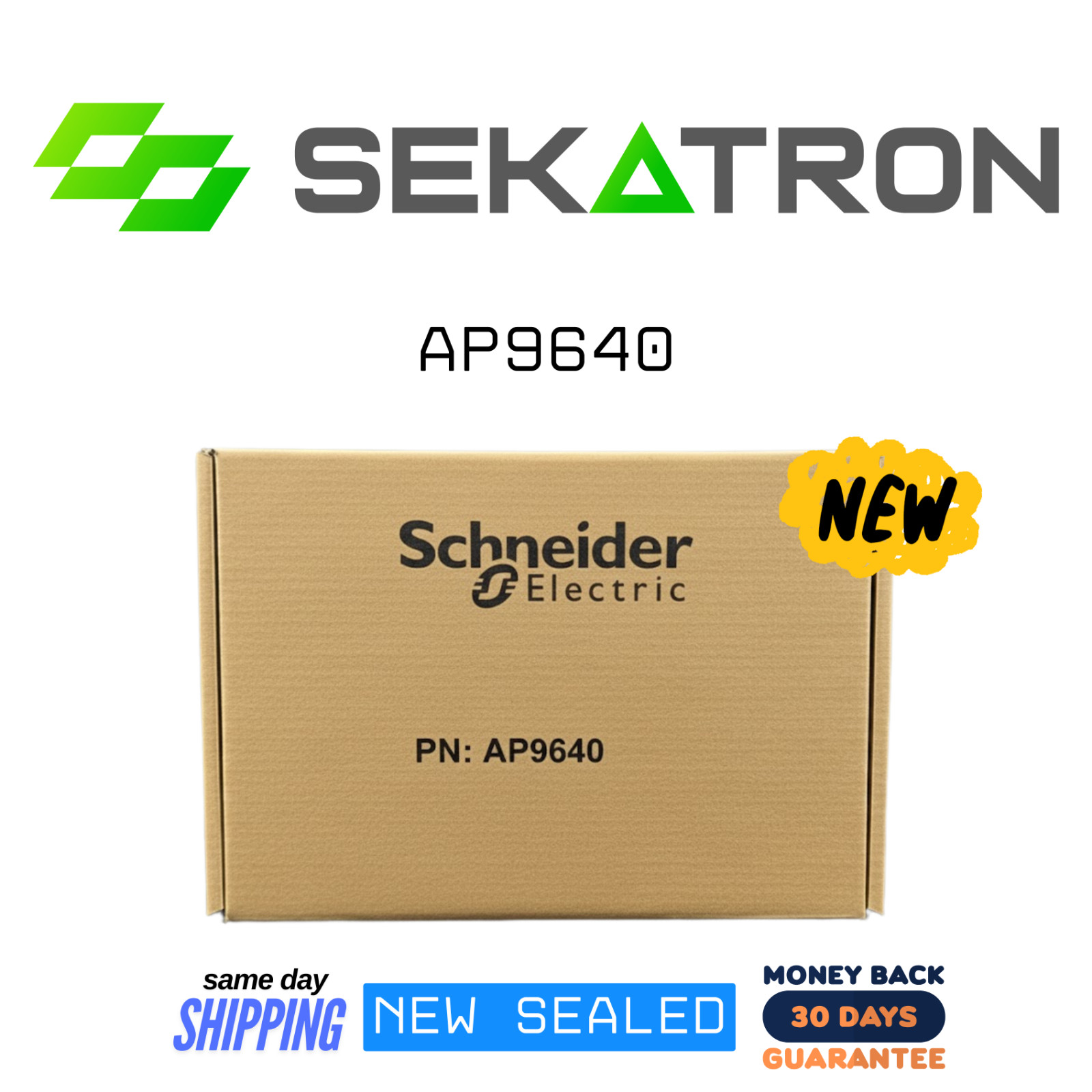 📡 NEW Schneider Electric APC AP9640 Network Management Adapter ⚡ Fast Ship
