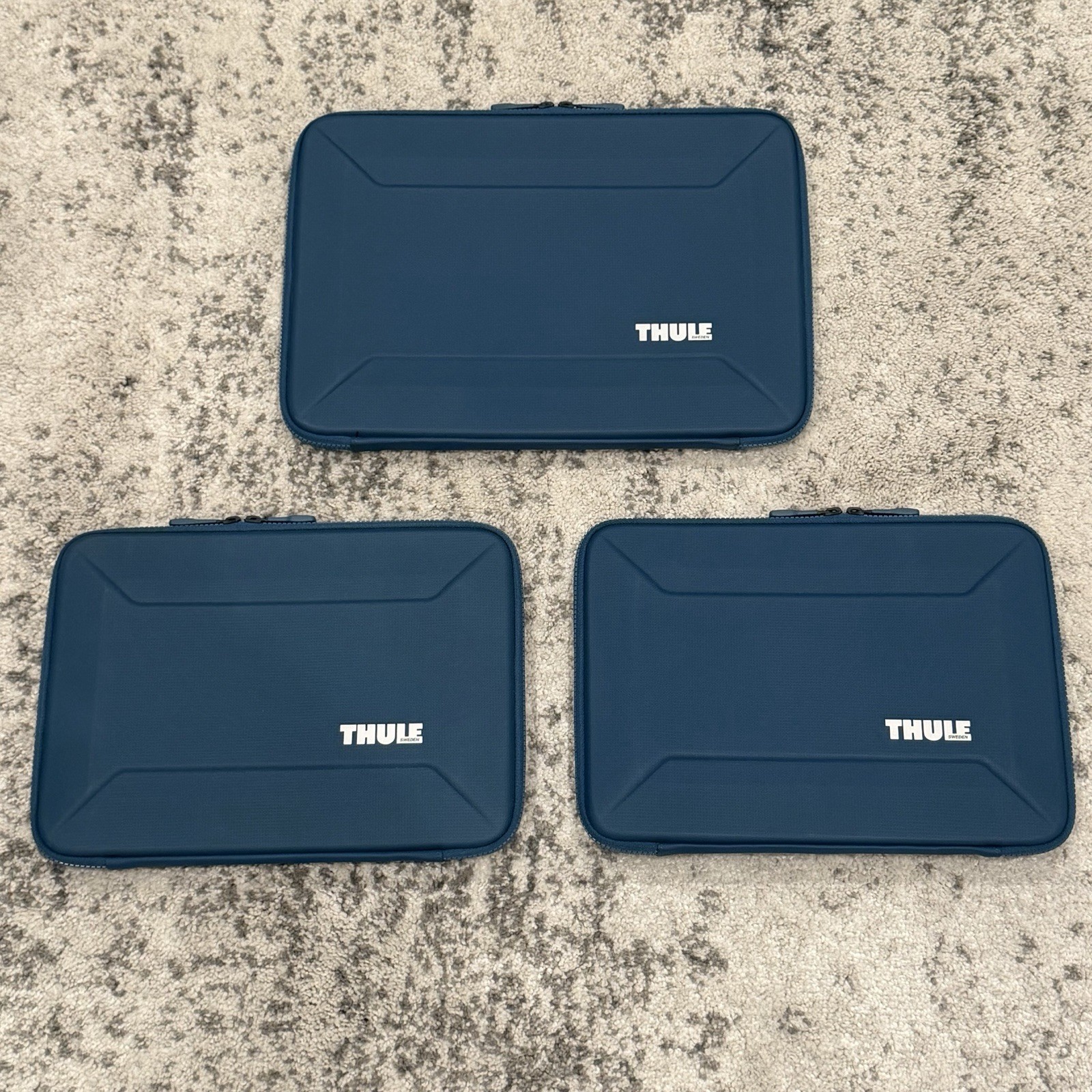 Thule Gauntlet Laptop Sleeves - Lot of Three (3) One 16" and Two 14” (Blue)