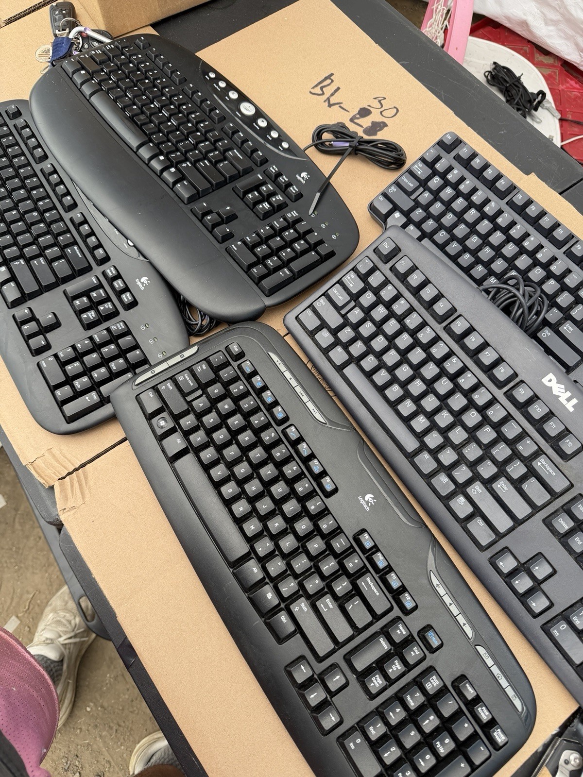Lot of  Keyboards – Dell, HP, Logitech,vintage