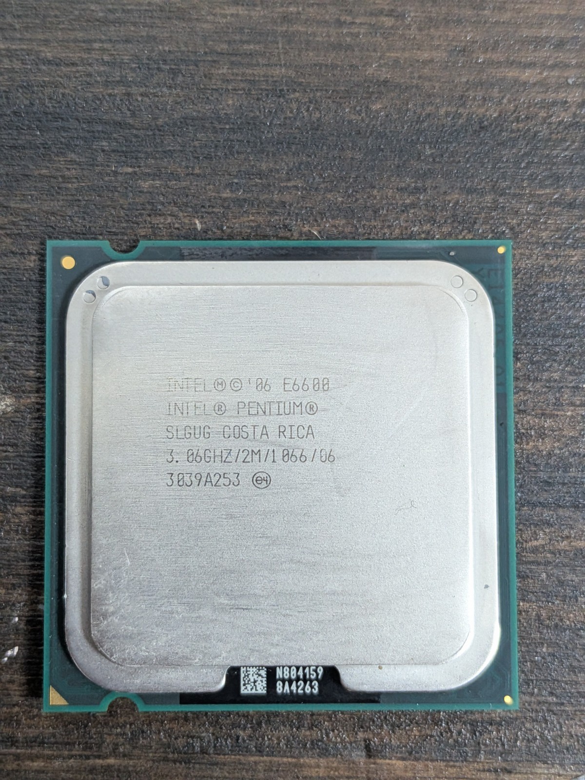 Intel Pentium Dual-Core E6600 SLGUG LGA 775 3.06 GHz 1066 MHz CPU Processor USA