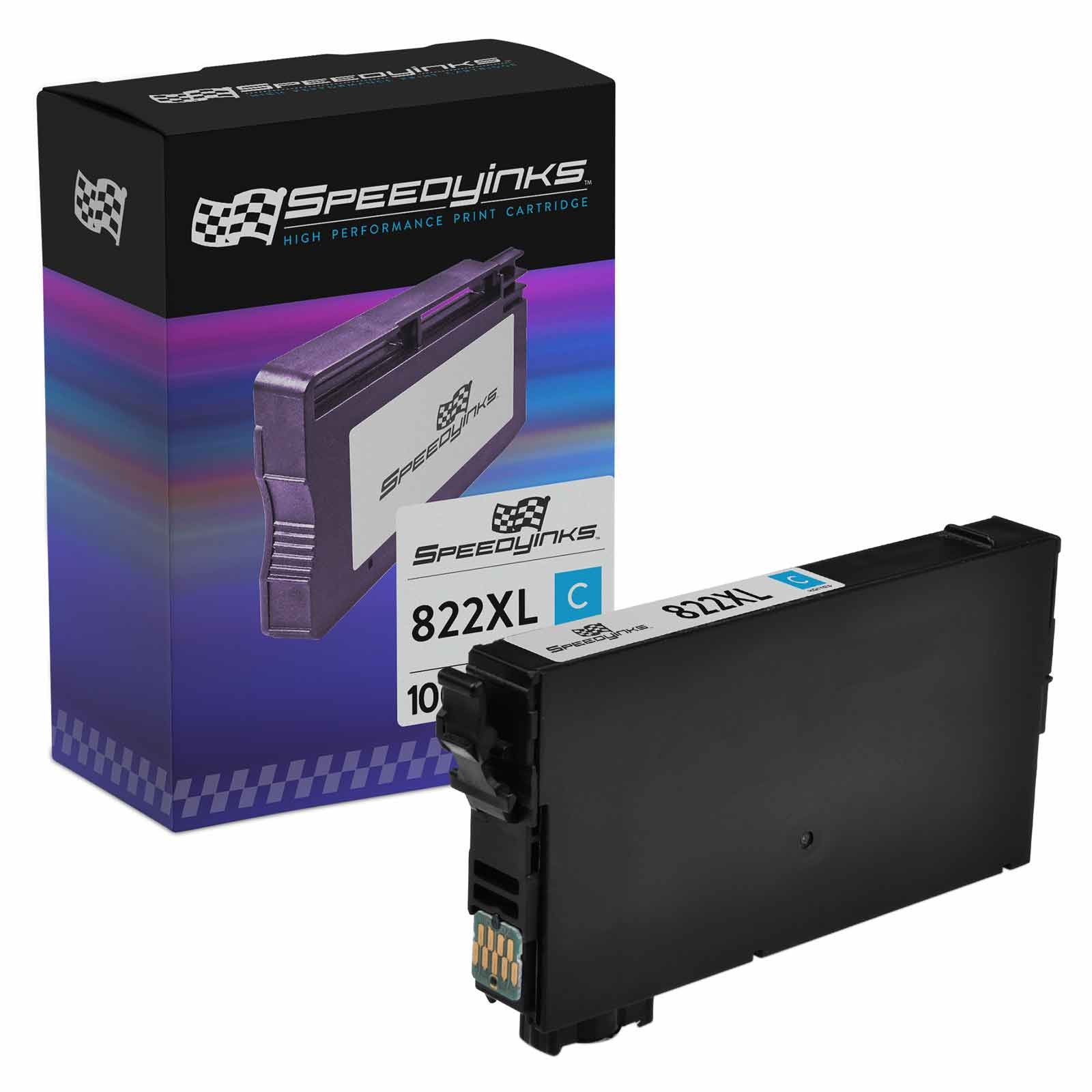 Speedy REMAN Epson 822XL T822XL220 HY Cyan Ink Cartridge WF 3820 4820 4830 4834