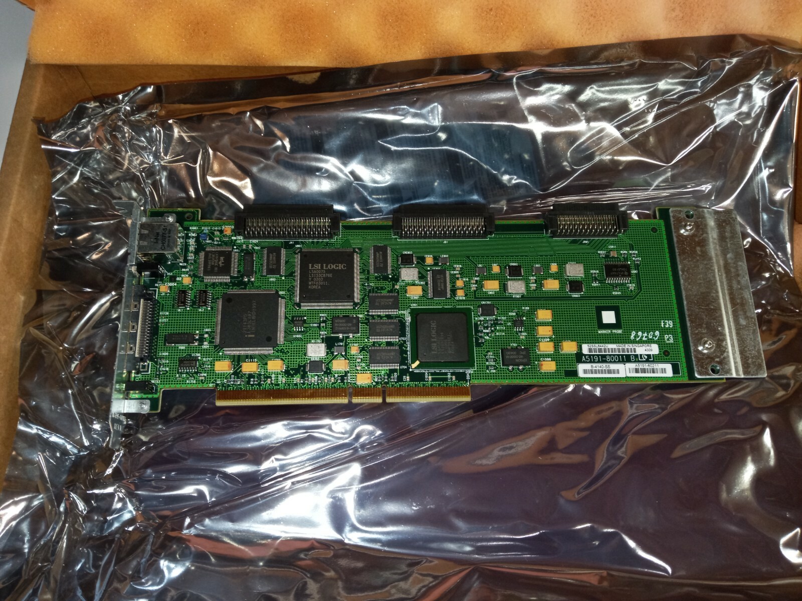 NEW HP A5191-69211 10/100 LAN/SCSI LVD VHD PC Board card A5191-60211 Controller