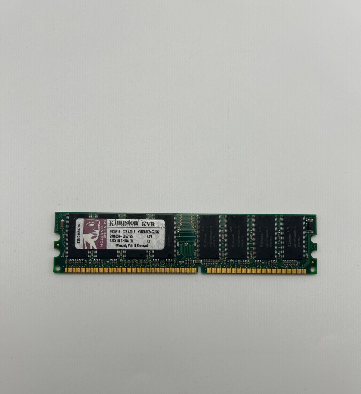 Kingston 512MB DDR-266 Desktop RAM PC2100 KVR266X64C2/512