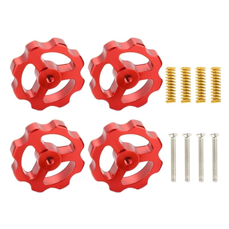 4pcs Upgraded Hand Twist Leveling Nut Spring Screw for CR10/10S End 3