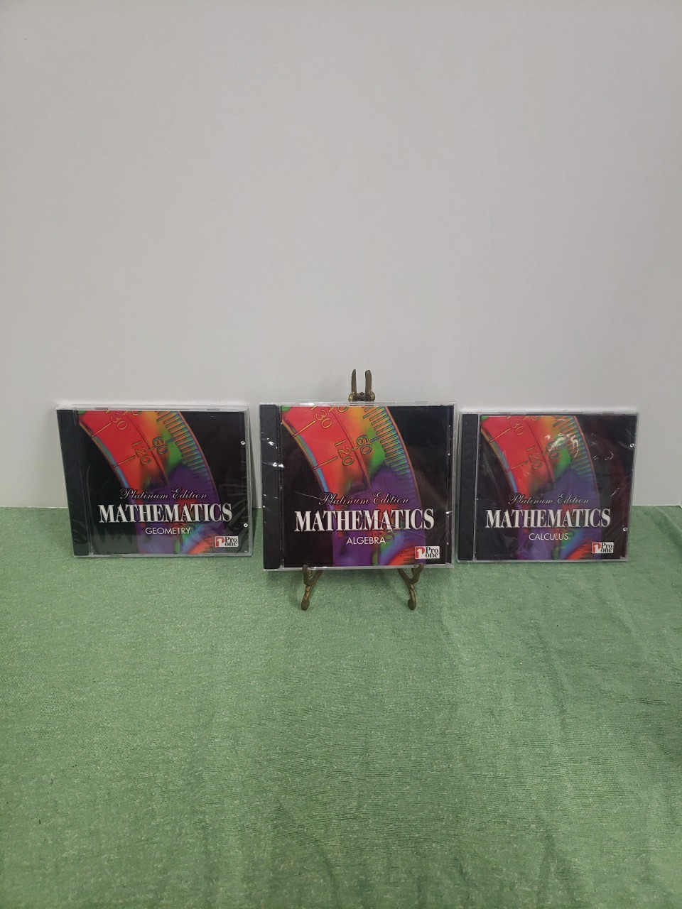 Pro One Mathematics Platinum Edition cd Rom Disc Geometry Algebra Calculus M1