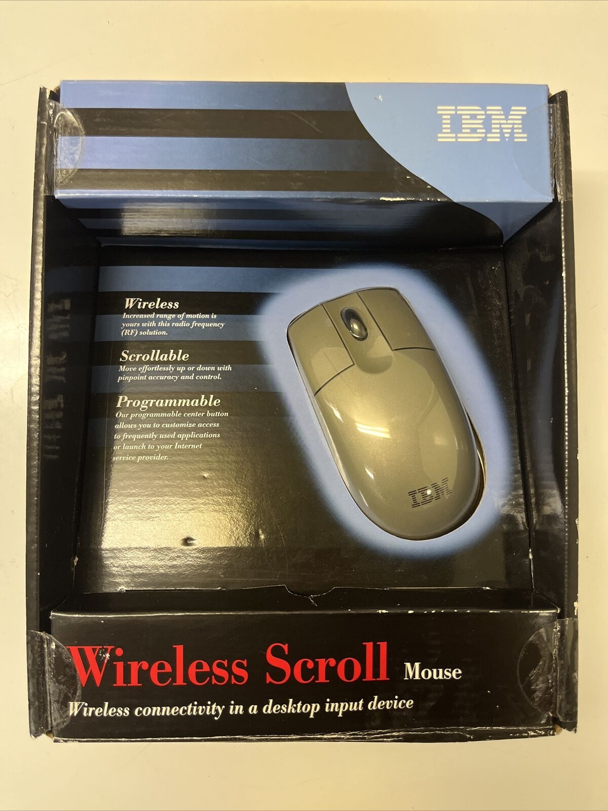 IBM Wireless Scroll Mouse New vintage New Old Stock