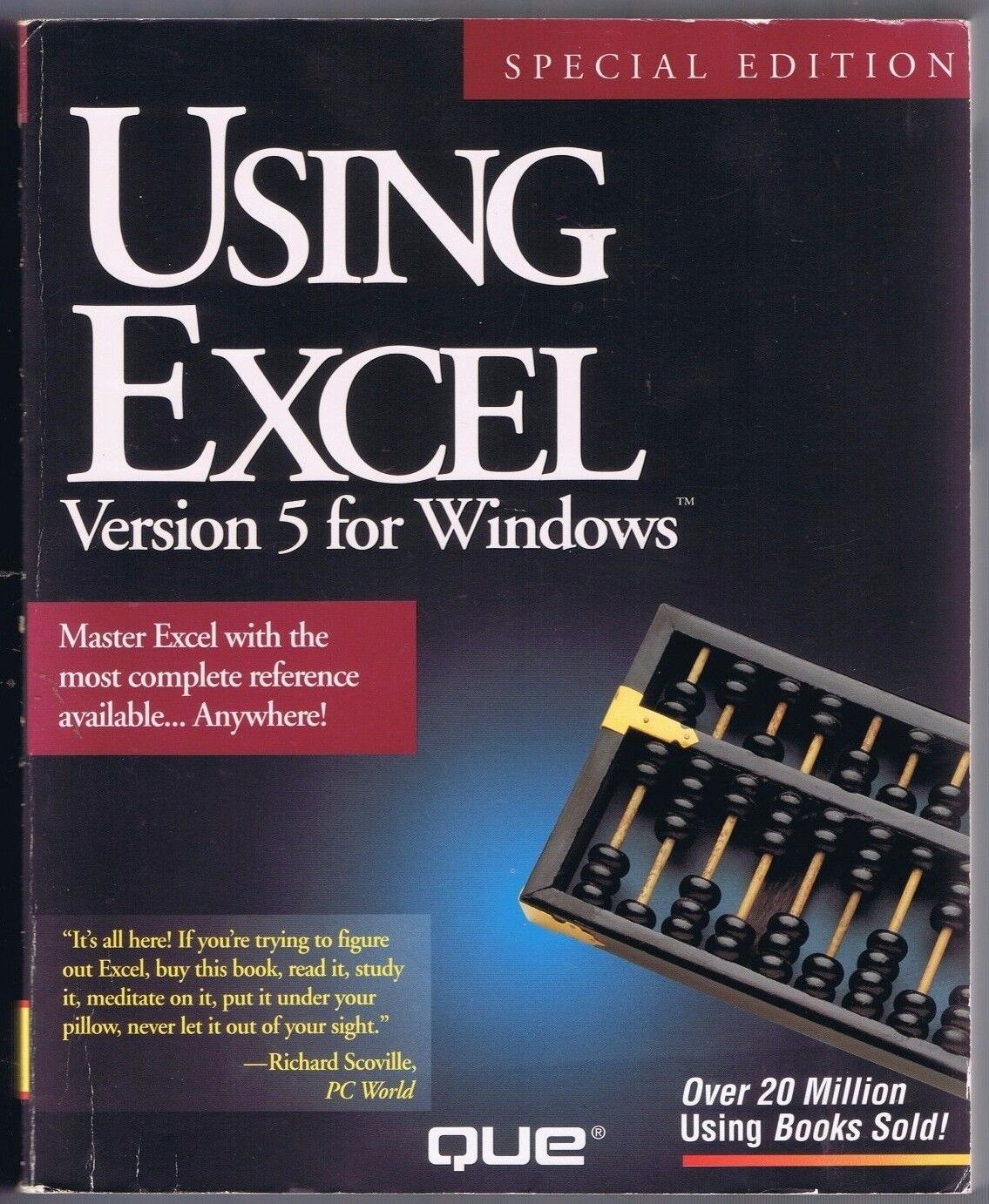 Using Excel Version 5 for Windows Special Edition (1993, QUE) Free USA Shipping