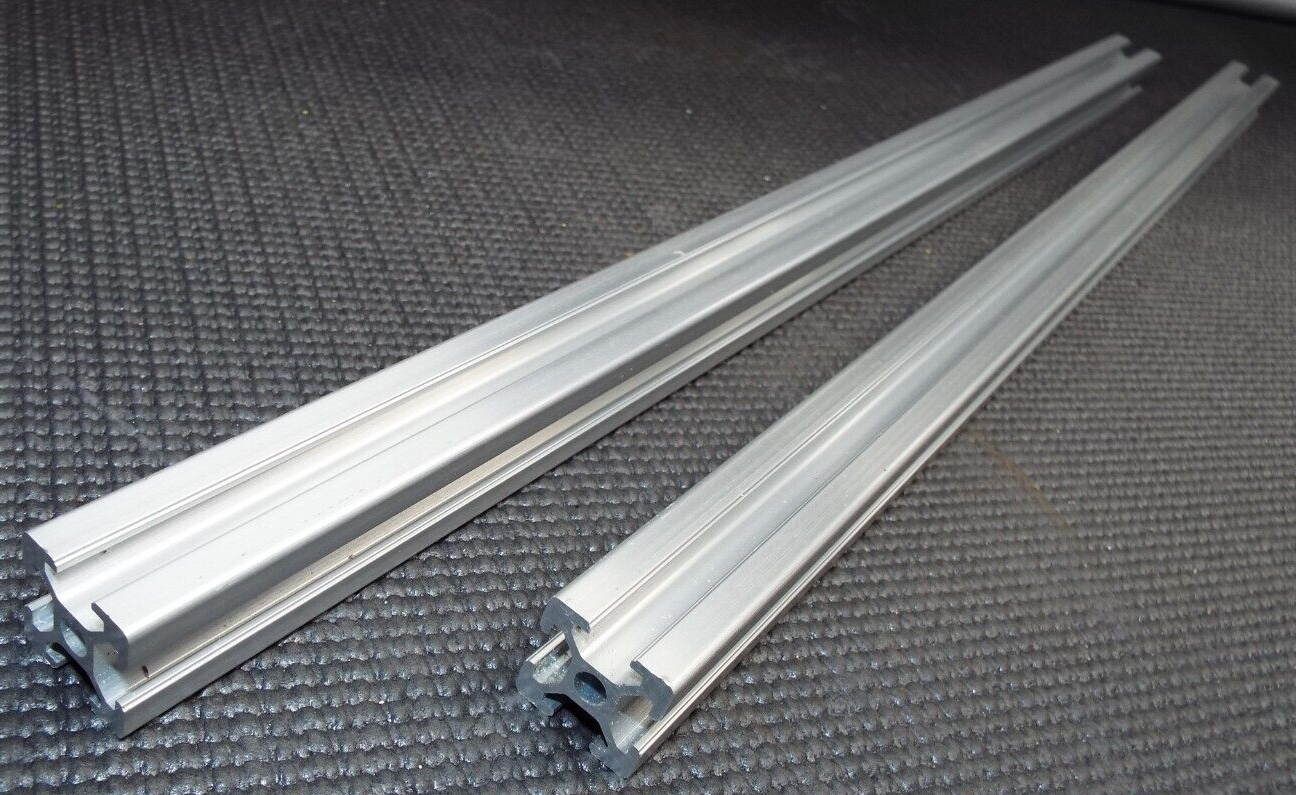 QTY2 ALUMINUM T-SLOT EXTRUSION 2020 mm 6 x 460 mm EXTRUDED FRAME BEAM 3D PRINTER