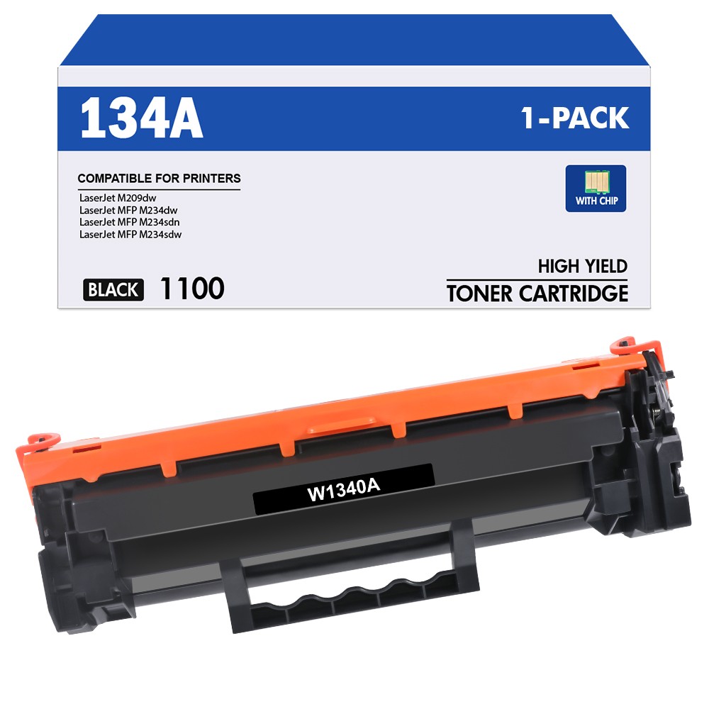 LOT W1340A 134A Toner Compatible with HP LaserJet M209dw M234dw M234sdn w/Chip