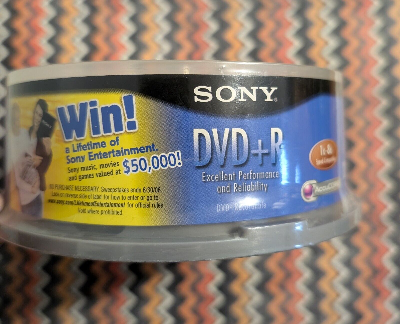 Sony DVD + R (2005) 25 Pack Spindle - 4.7GB 120 Min Discs Blank Recordable Media