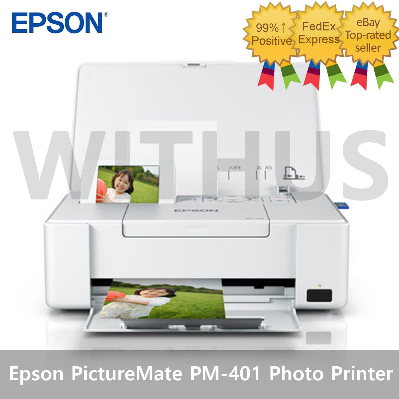 EPSON PictureMate PM-401 (Next of PM-400) Ultra Compact Photo Printer - Tracking