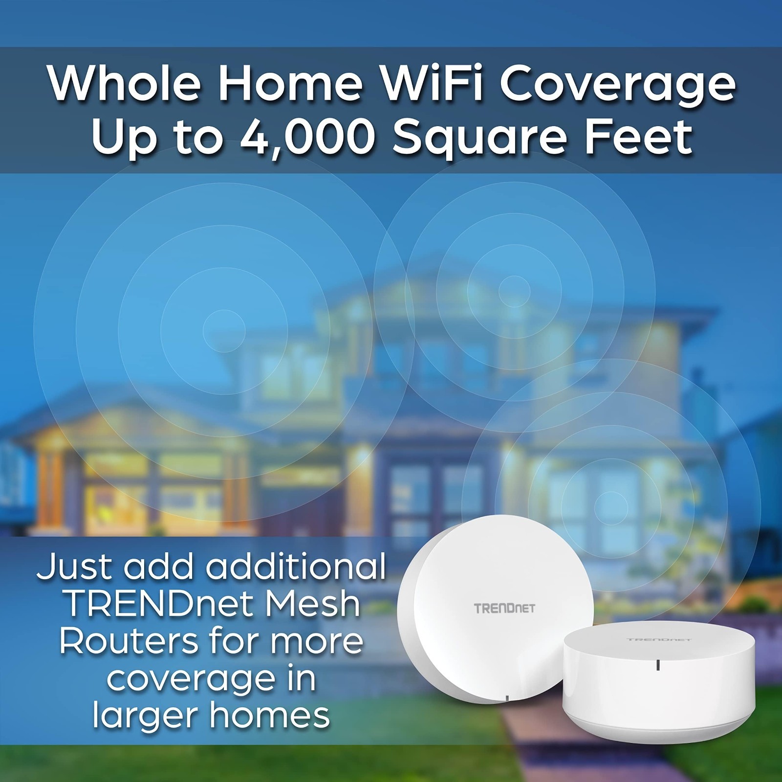 TRENDnet AC2200 WiFi Mesh Router System TEW-830MDR2K