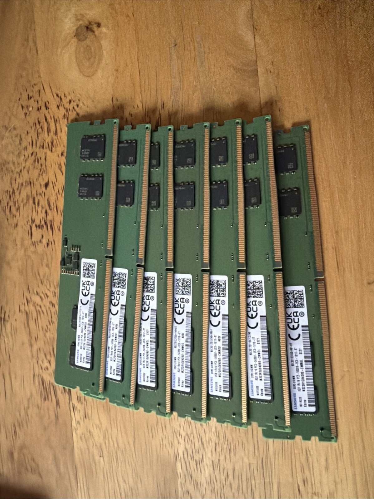 7 x Samsung 8GB DDR5-5600B UDIMM Desktop RAM Lot