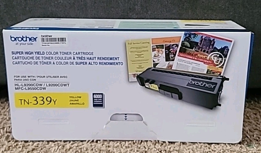 Brother TN-339 Yellow Extra High Yield Toner Cartridge TN339Y