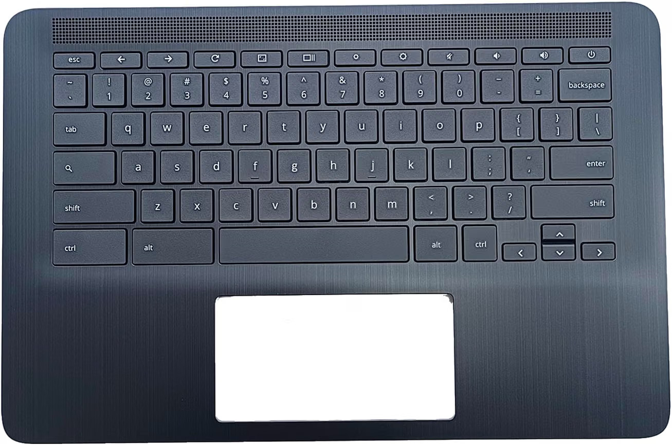For HP Chromebook 14 G6 Palmrest Case w/ Keyboard Black L90459-001 US