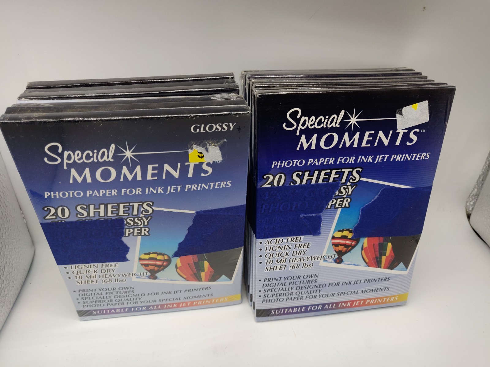 Photo paper for ink jet printers 20 4x6 sheets glossy Lot Of 15 Packs Look