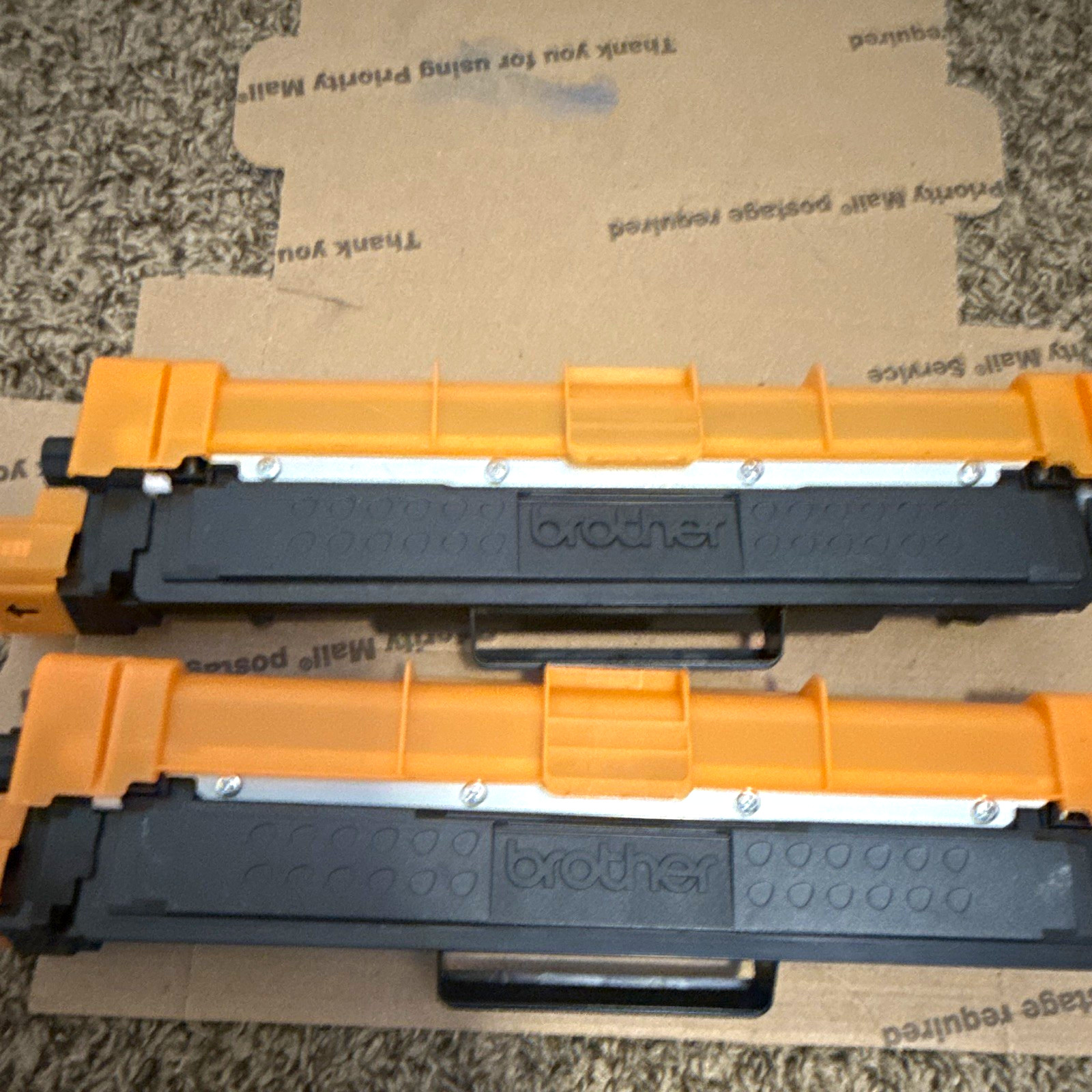 Brother TN-227BK / TN-227 Black Genuine Laser Toner Cartridge Lot of 2