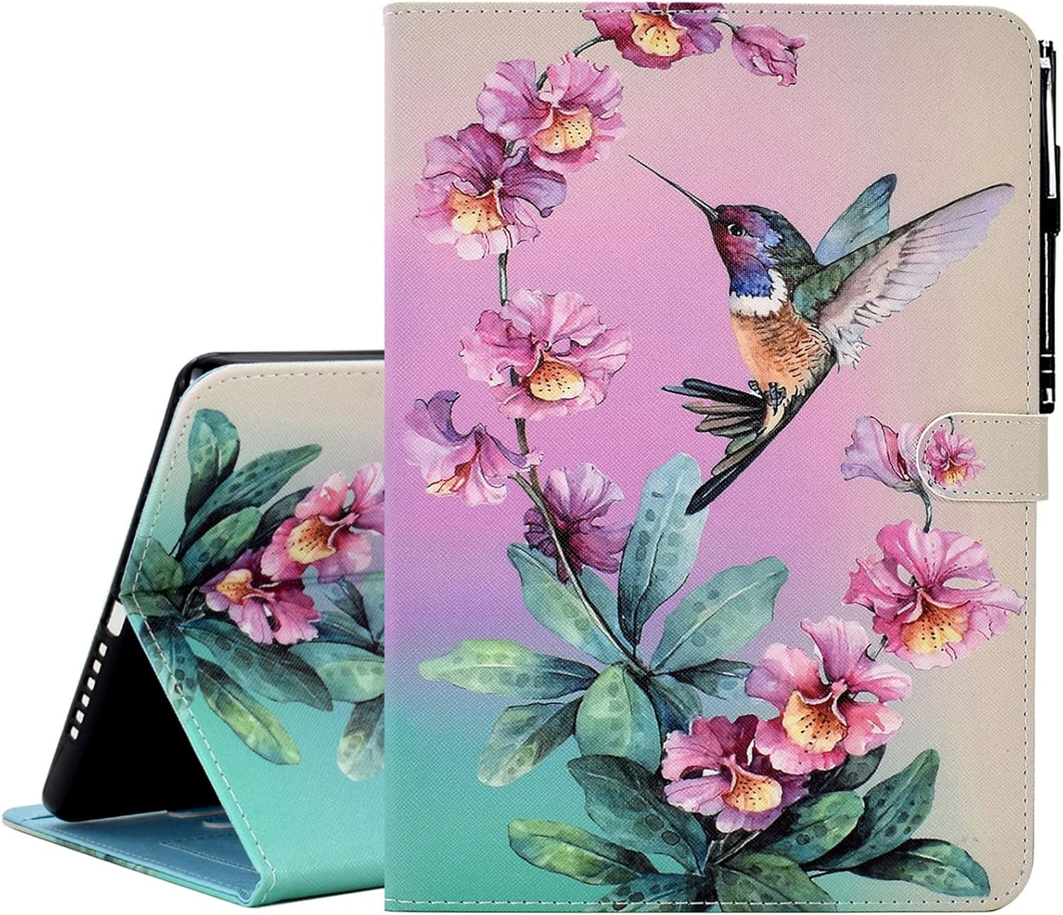 Case for Galaxy Tab A11+ Plus/A9+ plus 11 Inch 2026/2024, Cute PU Leather Stand