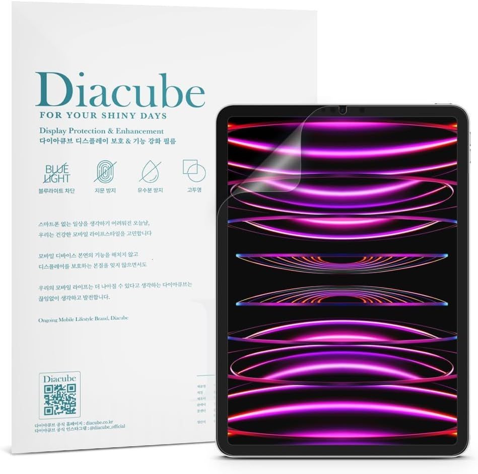 2-Pack Anti-Glare Screen Protectors with Blue Light Filtering for iPad Pro 11