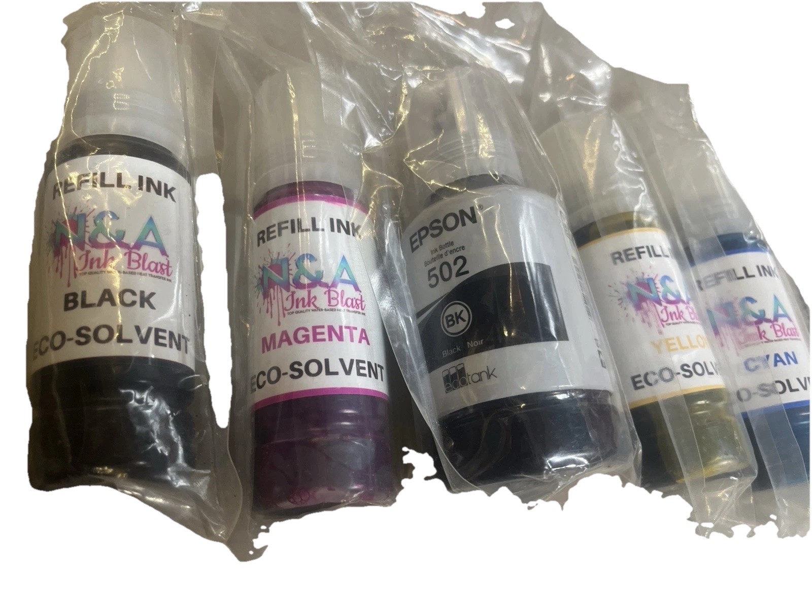 Five Pack Refill Printer Ink Cannon 502
