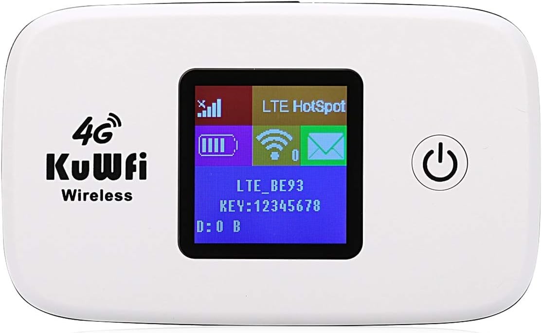 KuWFi 4G LTE Mobile WiFi Hotspot Unlocked EU Version B1/B3/B5/B7/B8/B20