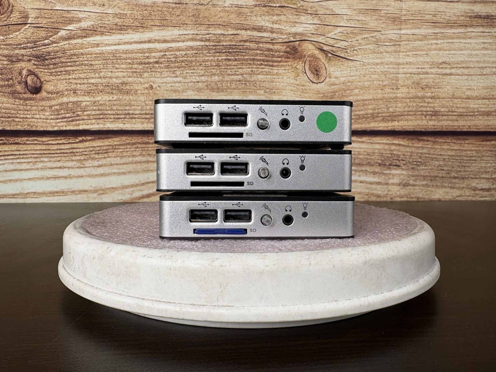 Lot of 3 eBox 3350DX3-AP x86 Compact Mini PC Dual Core Fanless