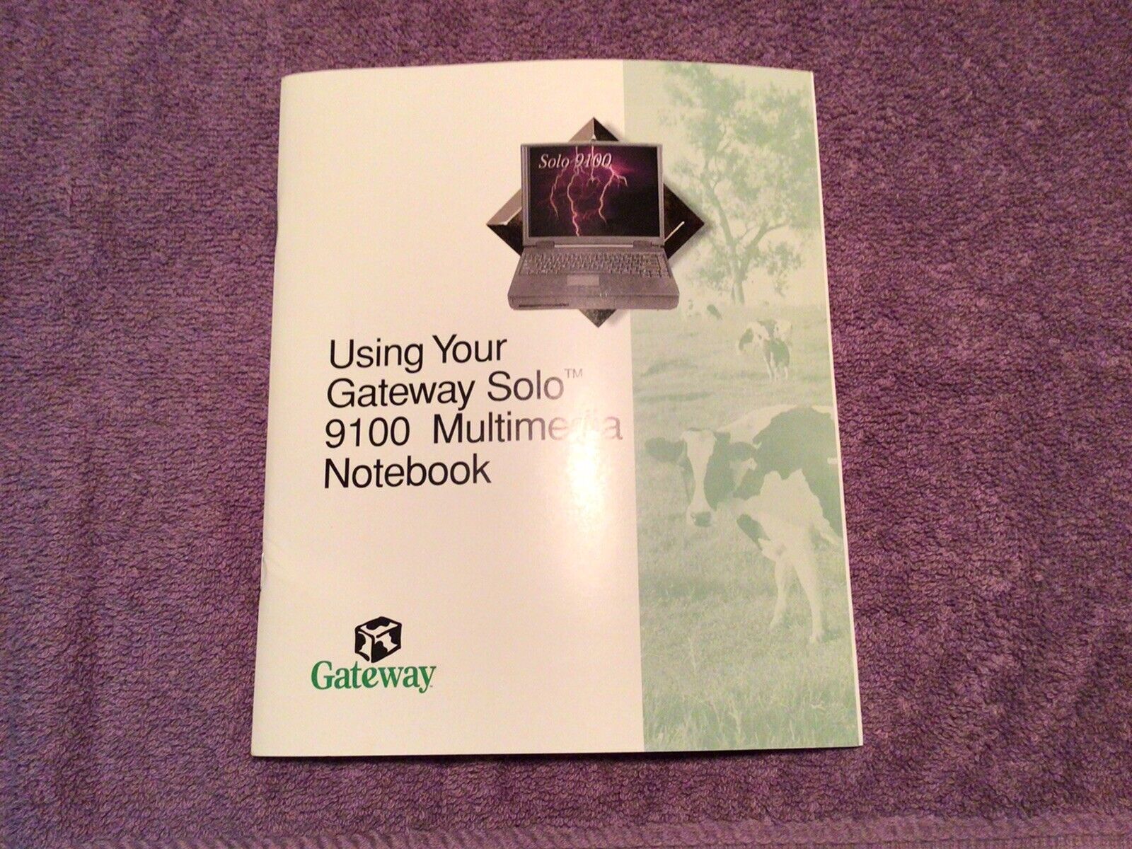 using your Gateway Solo 9100 Multimedia Notebook owners manual