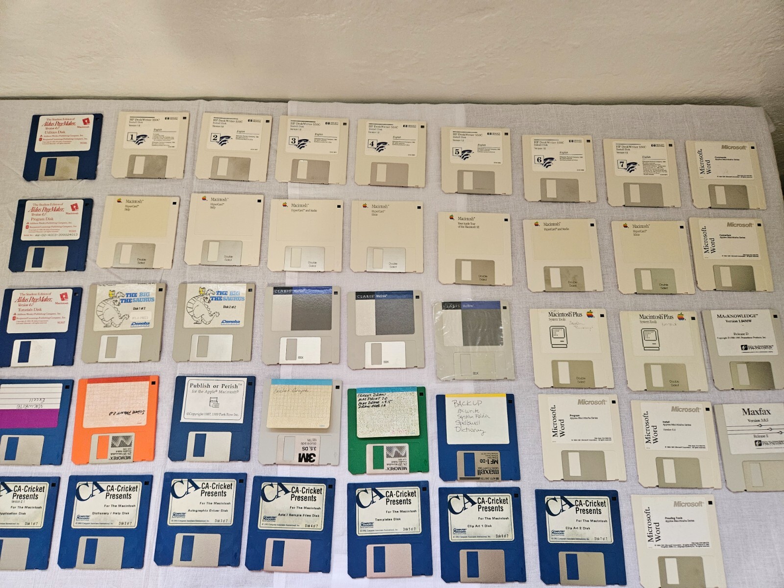 Macintosh Floppy Disks, Misc. Disks Bulk Full sets, Vintage