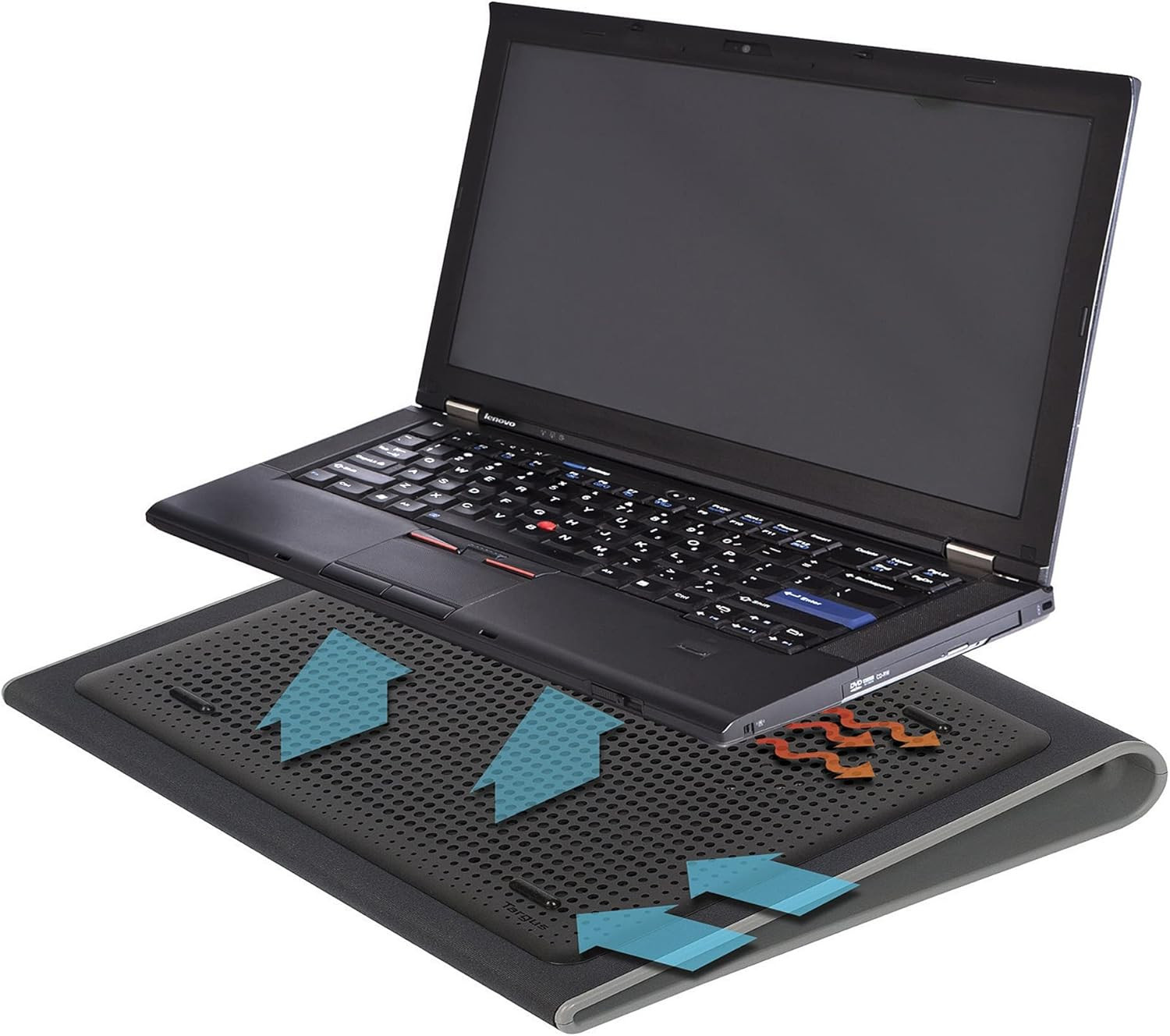 Targus 17 Inch Dual Fan Lap Chill Mat - Soft Neoprene Laptop Cooling Pad for ...