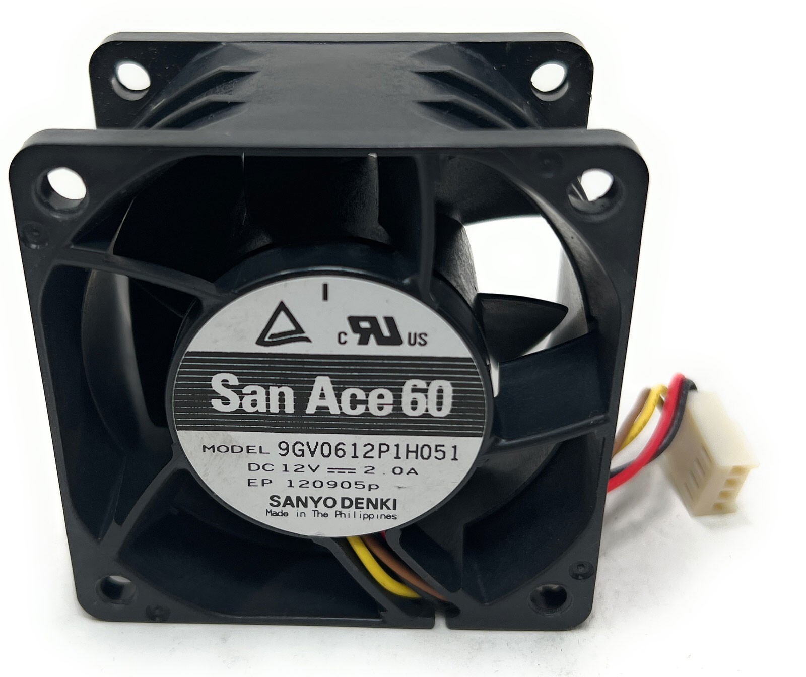 SAN ACE 60 12V ==2.0A COMPUTER/SERVER COOLING FAN SANACE 9GV0612P1H051