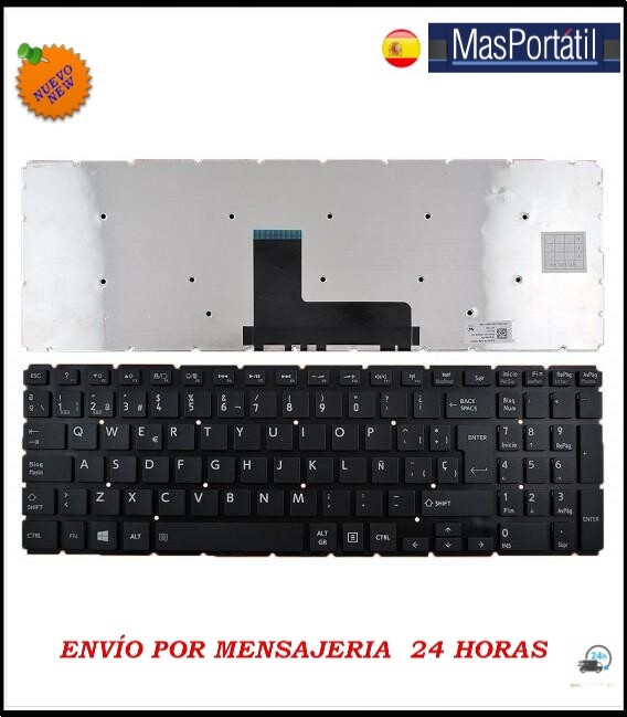 New Toshiba Satellite S50-B-142 S50-B-145 TEC52 Portable Spanish Keyboard