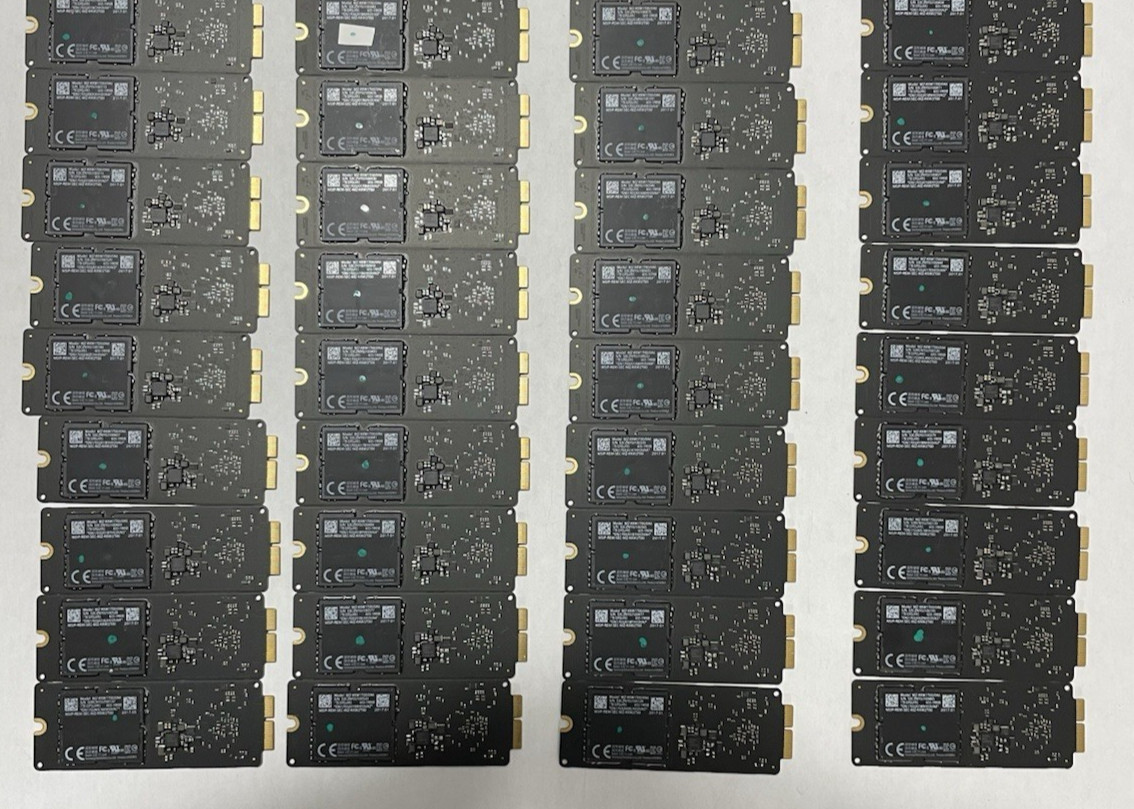 LOT OF 30 1TB Samsung SSPOLARIS NVMe SSD 655-1995B MZ-KKW1T00/0A6 PCIe for Apple