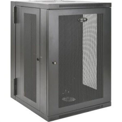 Tripp Lite 18U Wall Mount Rack Enclosure Server Cabinet, Hinged Back, 24.5 in. D