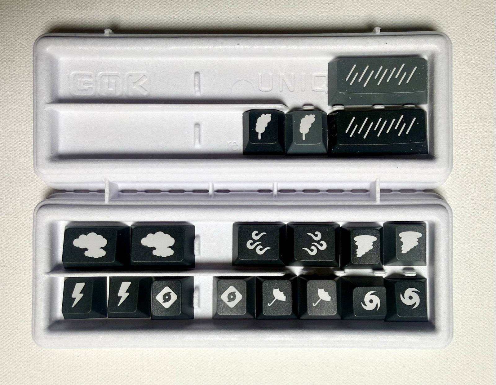 GMK Storm Novelties Kit Cherry Profile ABS MX Mechanical Keyboard Keycaps New