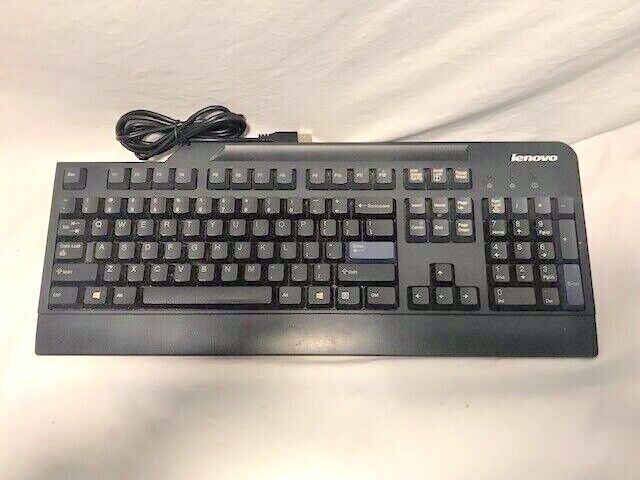 Lenovo 41A5289 Wired USB Keyboard Gray/Black for PC & Mac SK-8825 KU-0225 KB1021