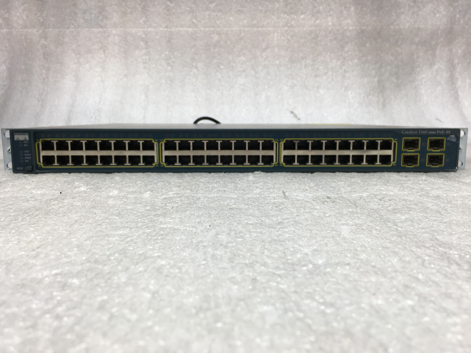 Cisco Catalyst WS-C3560-48PS-S V05 Managed Ethernet Switch w/ PoE RESET