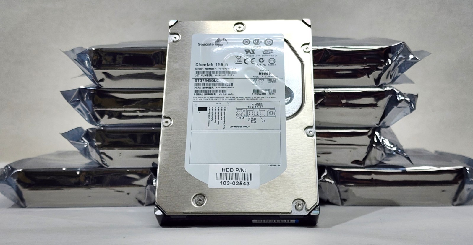 Lot 10 Seagate Cheetah ST373455LC 9Z3006-002 73.4GB 15K 3.5" SCSI Hard Drive HDD