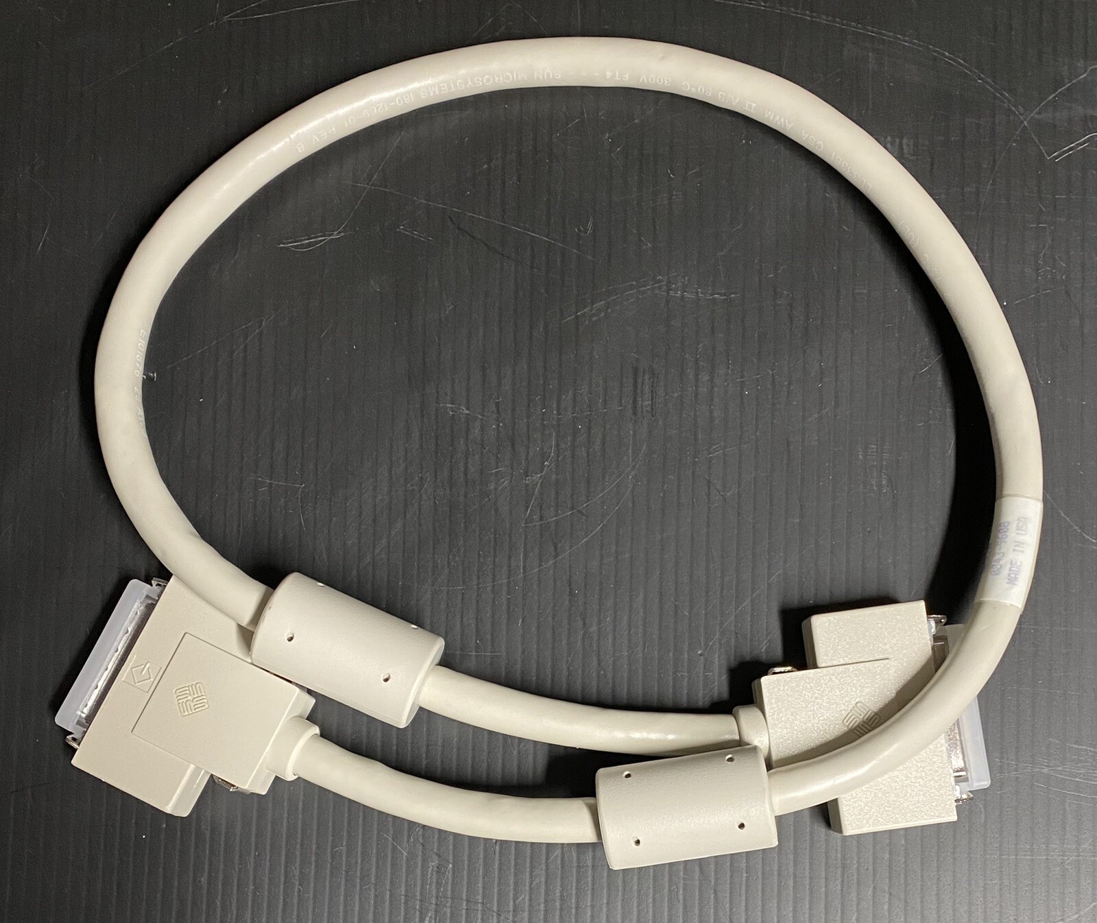 Genuine Sun Microsystems 530-1793 SCSI Cable 50-Pin HD50 (Micro DB50) 0.8Meter