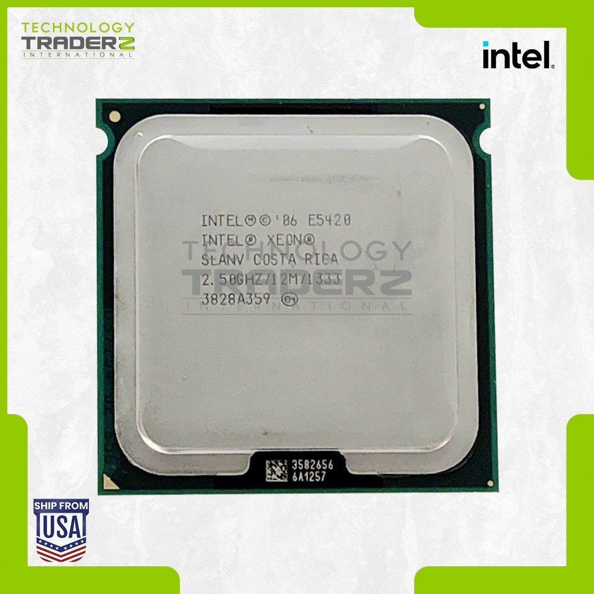 LOT OF 2 SLANV Intel Xeon E5420 Quad Core 2.50GHz 12MB 1333MHz 80W Processor