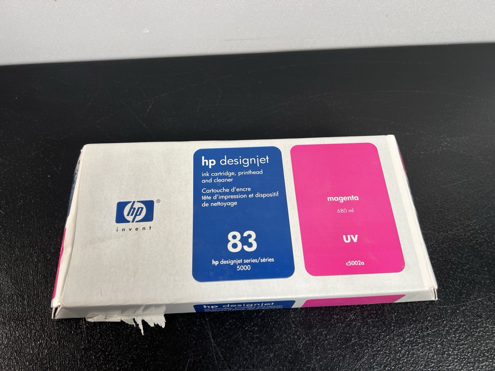 GENUINE HP 83 MAGENTA UV PRINTHEAD CLEANER DESIGNJET 5000 5500 C5002A SEALED EXP