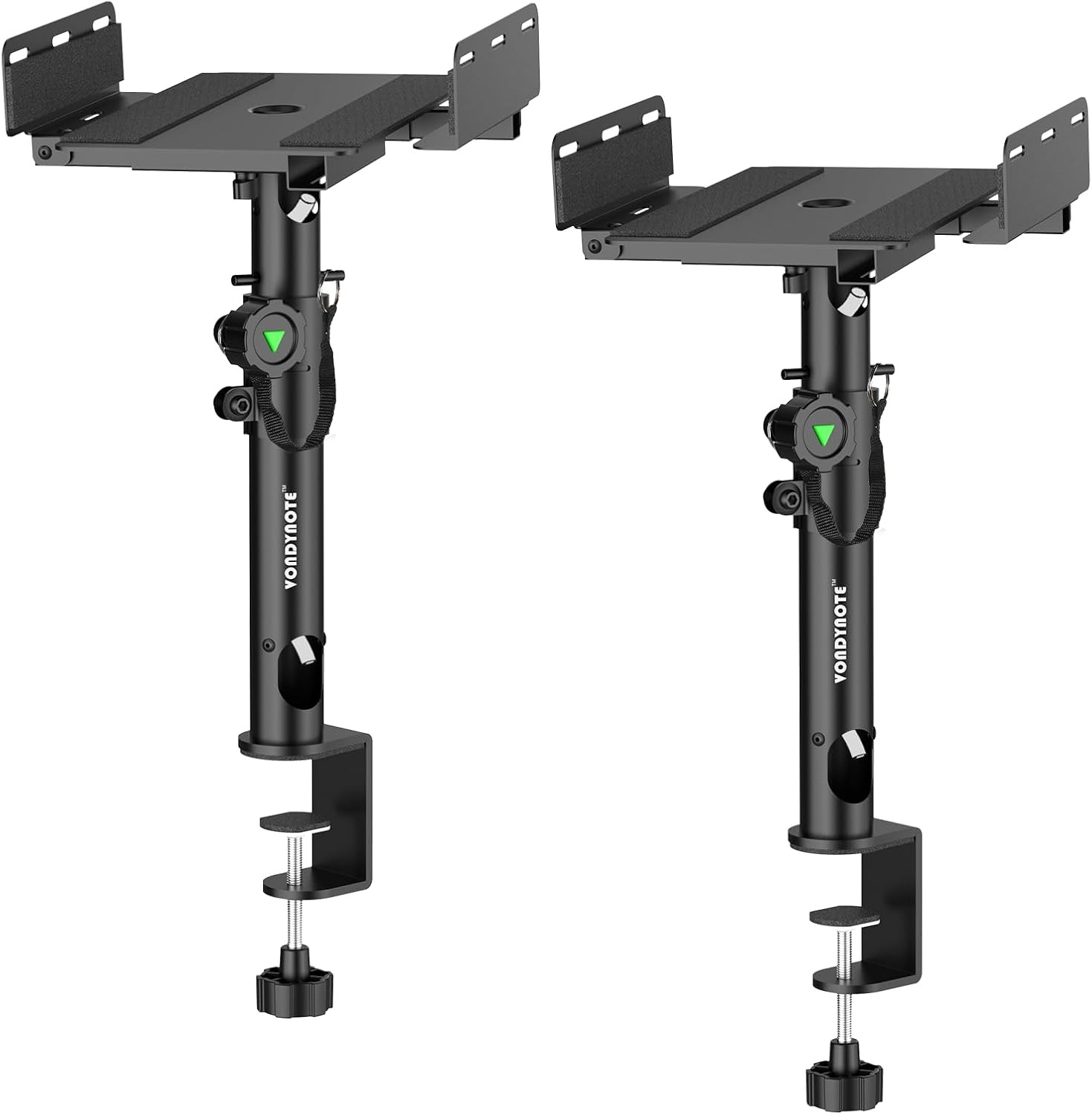 Vondynote Dual Studio Monitor Stands Cable Management Adjustable