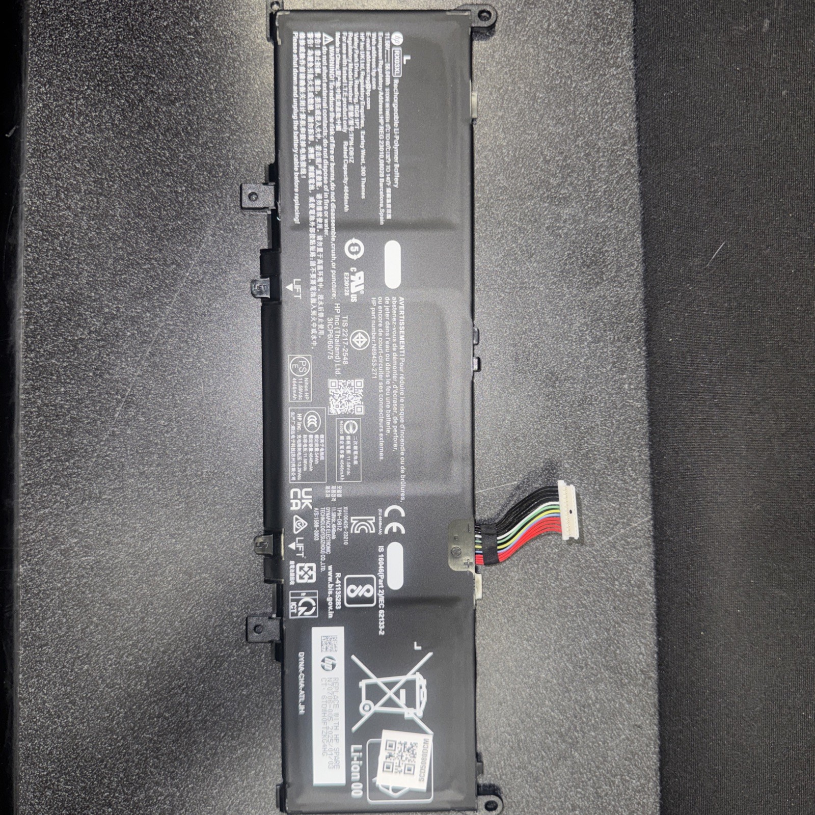 Genuine RH03XL Battery for HP  EliteBook 630 640 645 830  G11 OEM 56.04 Wh