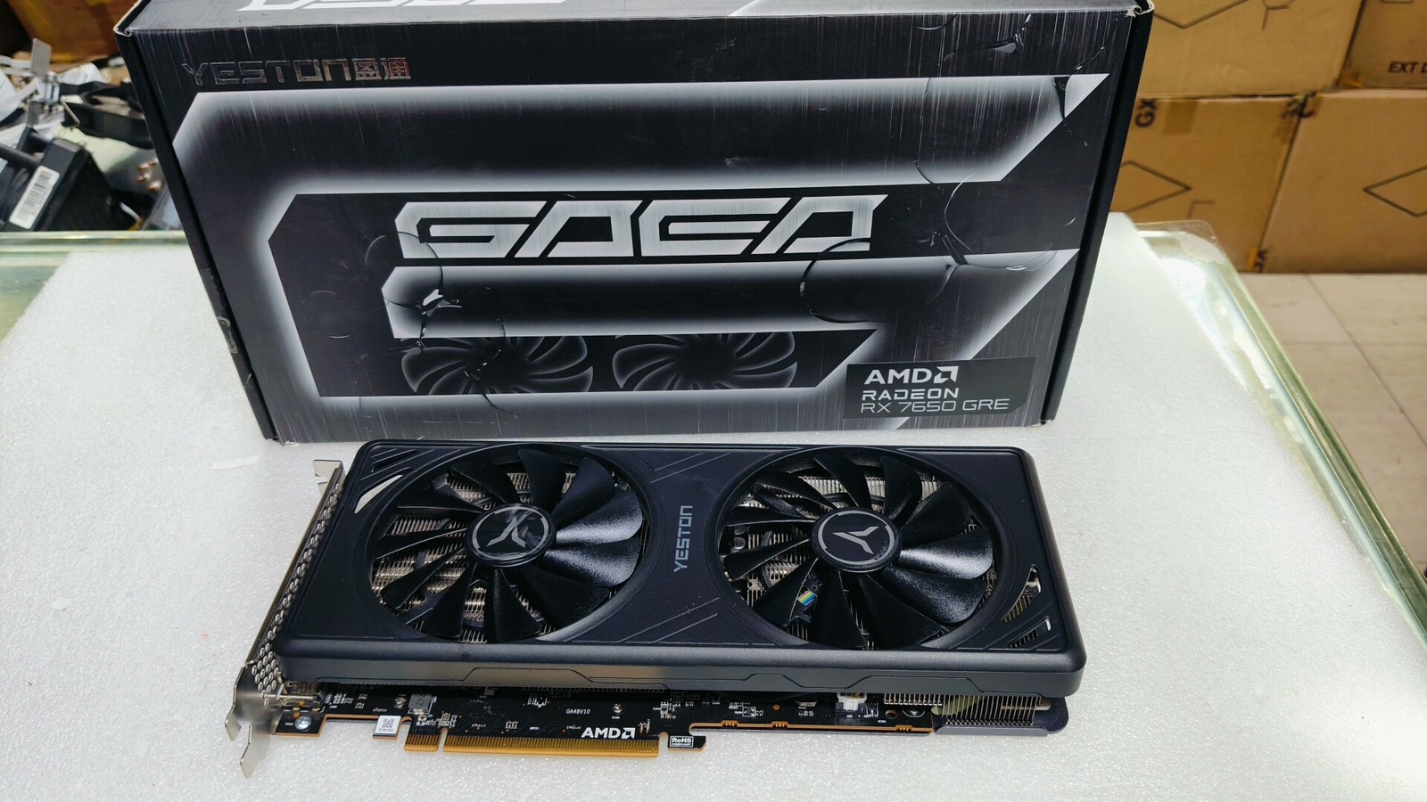 Yeston RX 7650 GRE 8GB 大地之神 Graphics Card GPU For Gaming Graphic Computing