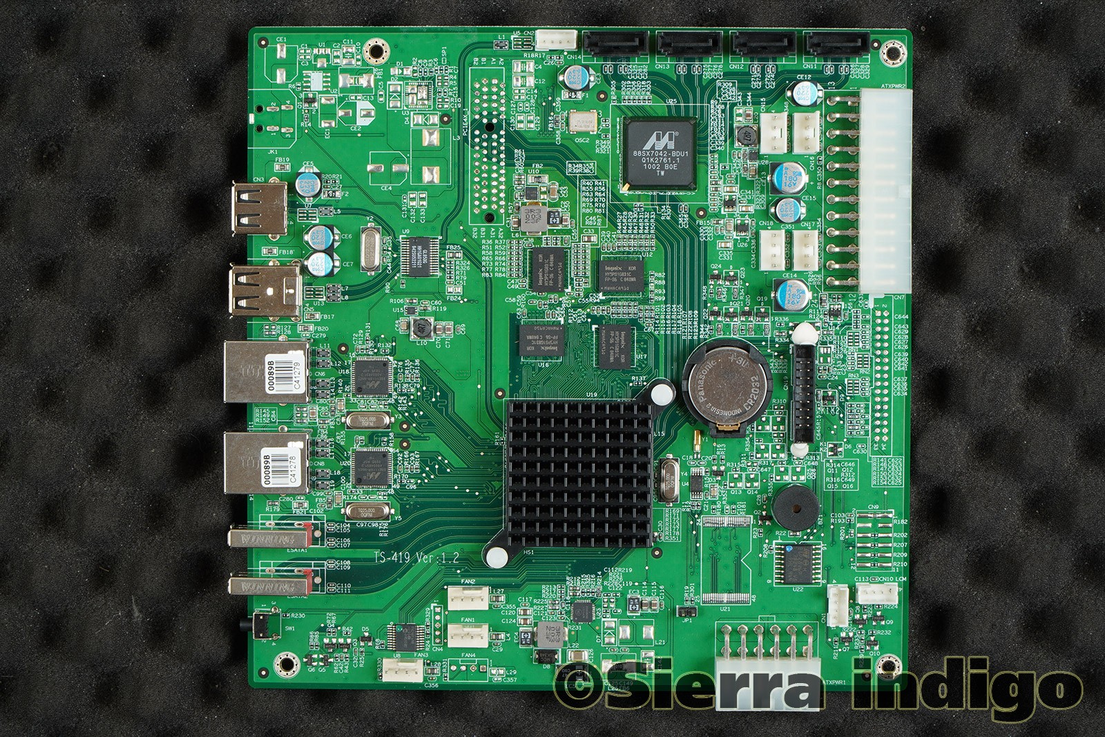 Qnap TS-419 Ver:1.2 Motherboard TS-419U System Board