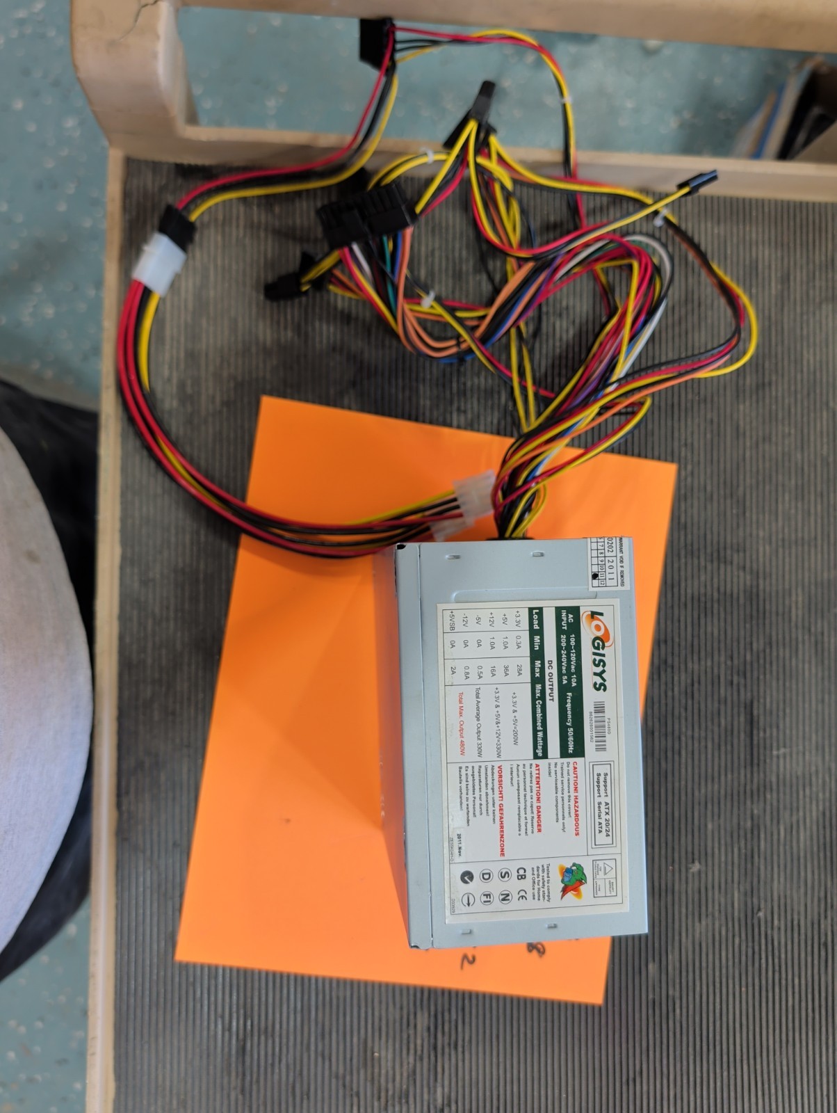 Logisys PS480D 20/24 pin Switching 480W Power Supply